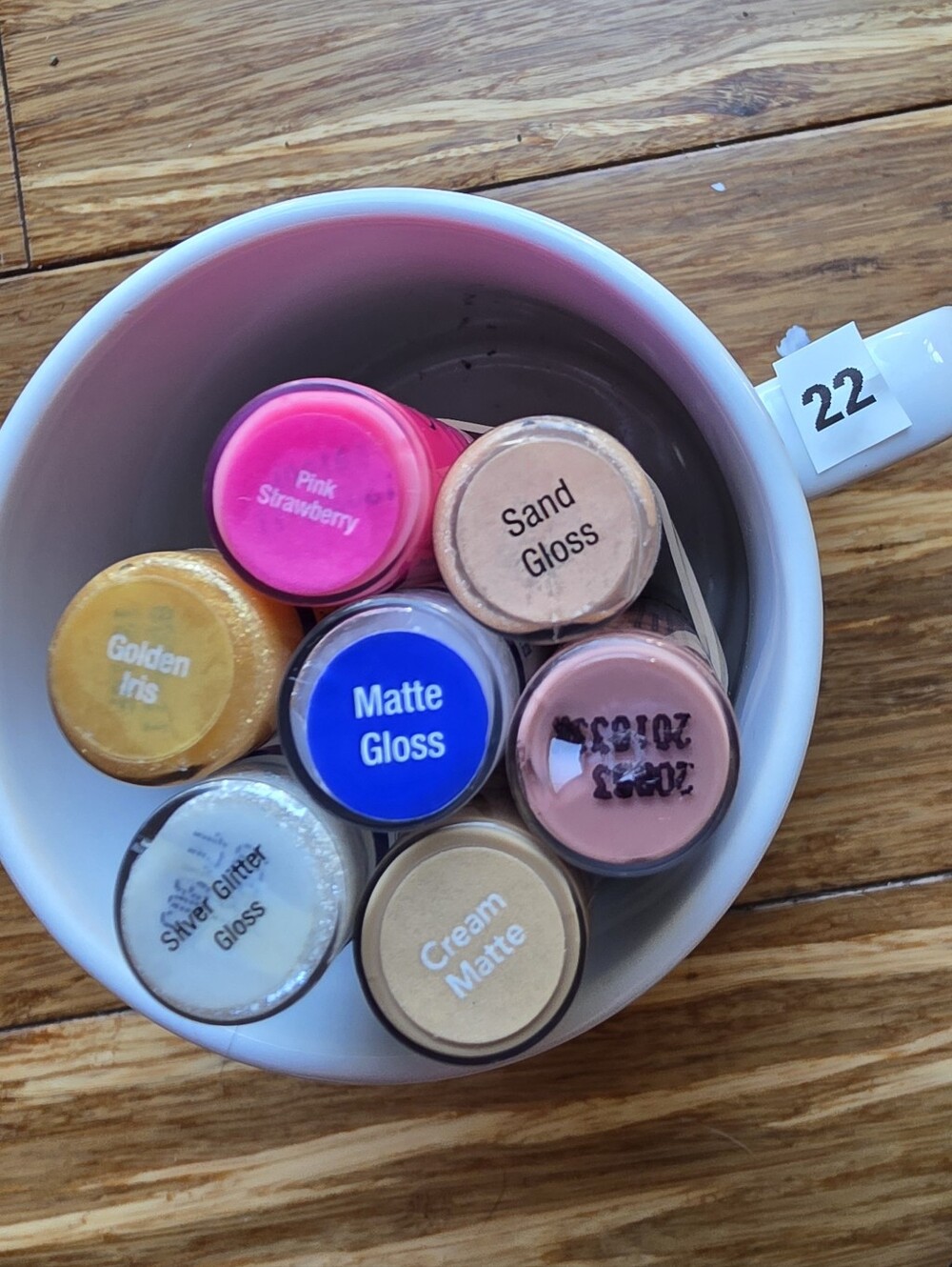 LIPSENSE GLOSS TESTERS....lot of 7